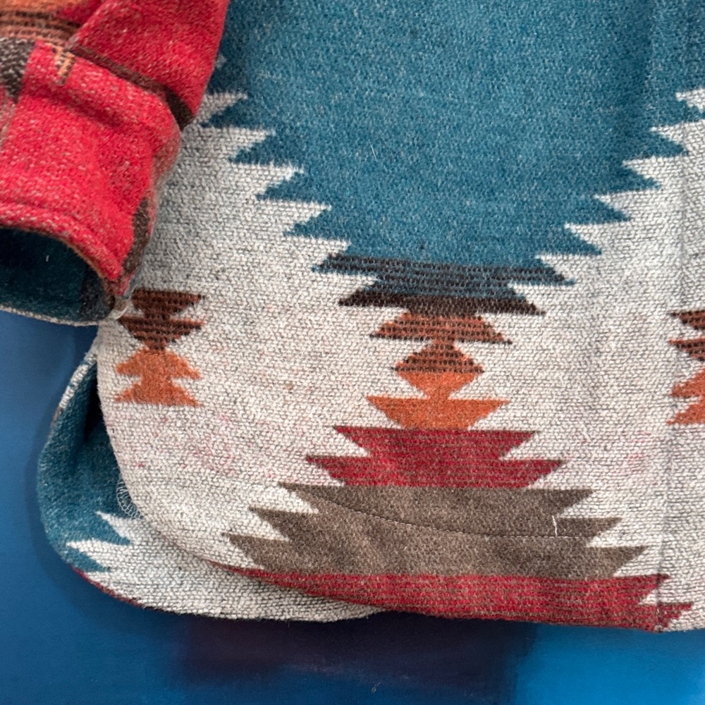 Aztec Patterned Utility Jacket - image 4